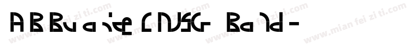 ABBvoice CNSG Bold字体转换